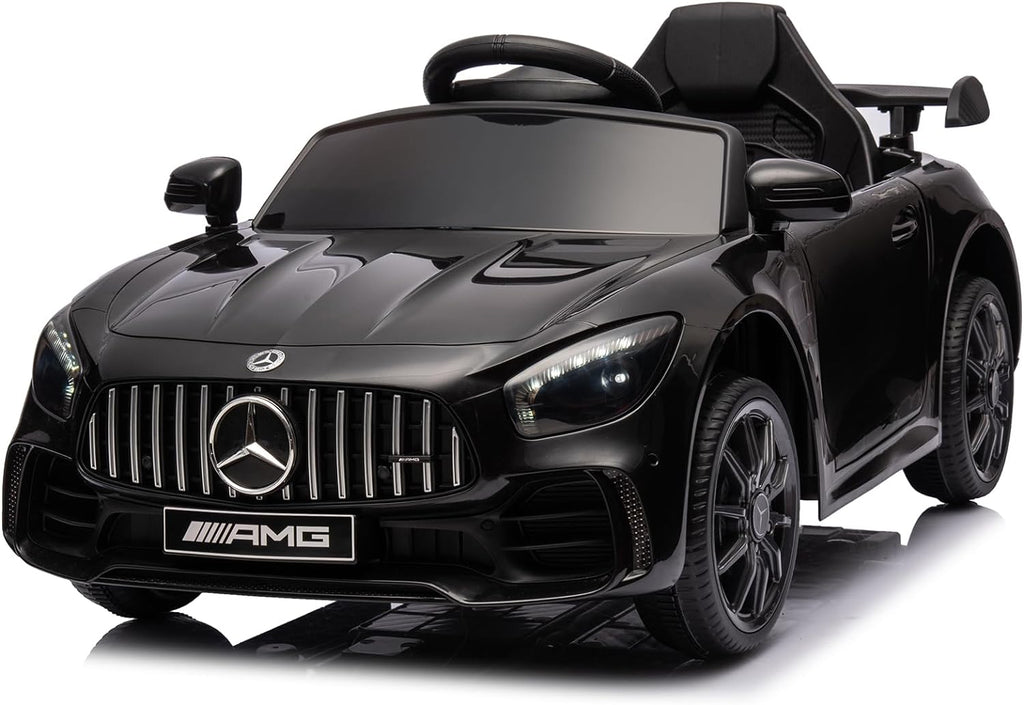 12V Licensed Mercedes Benz AMG GTR Kids Ride on Electric Car, Black